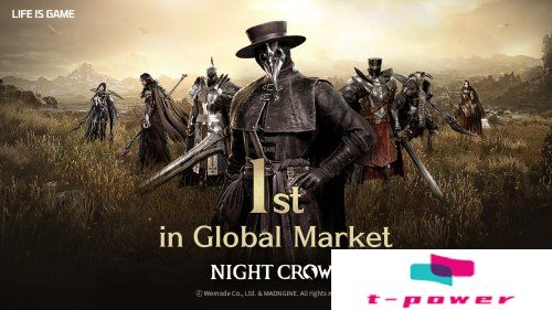 《传奇》开发商MMORPG新作《Night Crows》收入破千万美元:仅发售三天